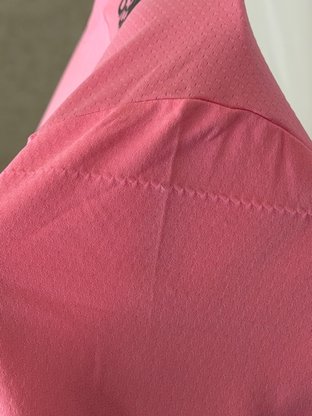 Adidas Pink HEAT.RDY Athletic Tee Small Black Logo Performance NWOT - Picture 10 of 10